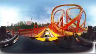 La Quimera Roller Coaster en 360 [upl. by Abisha]