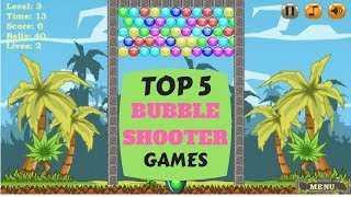 Top 5 Free Bubble Games for Facebook [upl. by Dray]