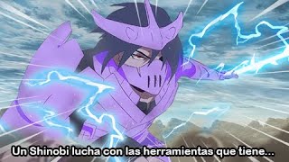 Sasuke usa el NUEVO Susano Armadura SIN EL RINNEGAN  Naruto Shippuden  Boruto [upl. by Nylidnarb]