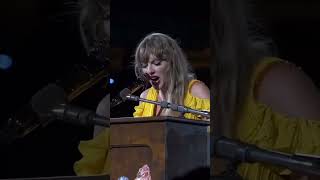 Taylor Swift  Exile live at The Eras Tour Los Angeles LA California Bon iver acoustic piano [upl. by Ennoryt]