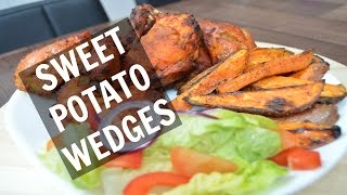 How to make Sweet Potato Wedges  Indian Cooking Recipes  Cook with Anisa [upl. by Janith]