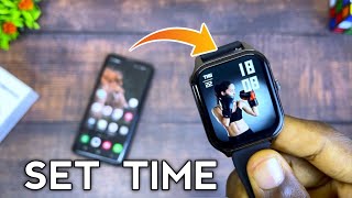 How to SET TIME On Any SmartWatch  FitPro App Time Setting 🔥 [upl. by Aihsotan]