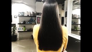 Keratin Treatment  Keratin hair treatment by Pure Brazilian  Cocoon Salon [upl. by Euqinim]