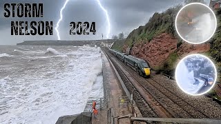 Storm Nelson ⚠️  1 day at Dawlish during Storm Nelson [upl. by Fielding]