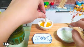 How to Cook Miniature Crispy Prawn  Fried Small Prawns  Miniature Food [upl. by Warrick]