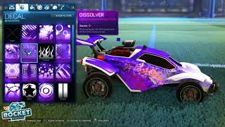 All 14 Rocket League Mystery Decals Showcase  Black Market Decals On Octane [upl. by Wsan139]