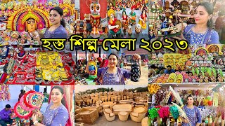 Hosto Shilpo Mela 2023 Eco Park Kolkata  Bengal Handicraft Fair 2023 [upl. by Lizzie]