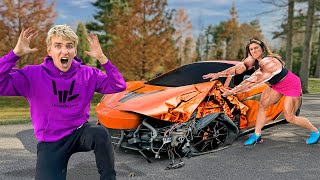 WORLDS STRONGEST MOM vs STOLEN McLAREN [upl. by Calie]