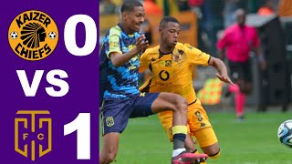 Kaizer Chiefs vs Cape town city Goals amp Extended Highlights DStv Premiership 2324 [upl. by Anifur940]