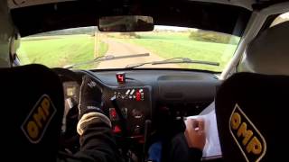 Caméra embarqué rallye hautes saones 2015 ES1 [upl. by Flann]