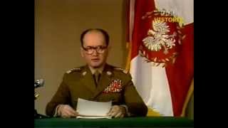 Ogłoszenie Stanu Wojennego  Wojciech Jaruzelski 13121981 [upl. by Androw]