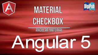 How to use Angular Material Checkbox for Angular5 [upl. by Larrad]