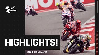 MotoGP™ Race Highlights 🙌  2023 IndianGP 🇮🇳 [upl. by Roon619]