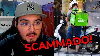 SirKazzio SCAMMADO em Live pela UBER EATS [upl. by Naujud]