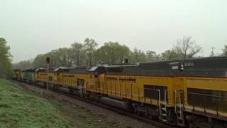 A Must See  A 35 SD402 Locomotive Power Move [upl. by Rebna]