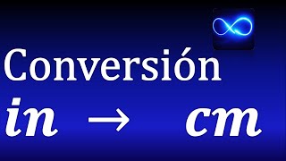 CONVERTIR PULGADAS in a CENTIMETROS cm y cm a in 💥Conversiones💥 [upl. by Sucramraj]