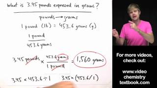 Converting Units with Conversion Factors [upl. by Analram992]