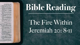 Sermon 22nd September 2024  The Fire Within  Jeremiah 20 811 [upl. by Naujaj605]