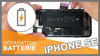 Réparation batterie iPhone SE [upl. by Wernda]