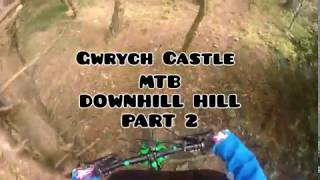 MOUNTAIN BIKING DOWNHILL GOPRO POV PART 2 ABERGELE GWRYCH CASTLE WELSH MOUNTAIN TRAILS [upl. by Acebber]