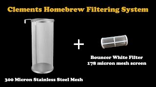 How to Filter Beer before Fermenting Bottling or Kegging [upl. by Felecia]