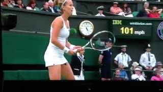 Wardrobe malfunction at Wimbledon Johansson [upl. by Nnaj]