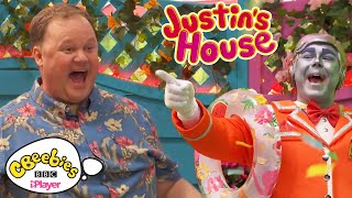 Justins House Songs  Wibble Wobble Song 🎶 CBeebies [upl. by Reilly]