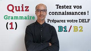 Quiz de grammaire DELF B1B2 [upl. by Tertia]