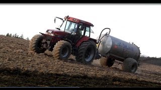 Gülle fahren und einarbeiten mit Case IH und Fendt [upl. by Lebatsirc3]