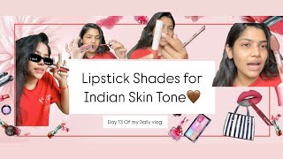 Best Lipstick Shades for Indian Skin Tone💄 [upl. by Allecnirp]