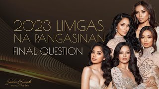 Final Question Round of Limgas na Pangasinan 2023 [upl. by Nnyleitak]