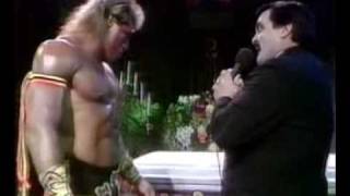 Funeral Parlour with Ultimate Warrior WWF April 1991 [upl. by Astrid]