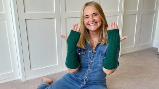 How to make wrist warmers from an old jumper [upl. by Namruht]