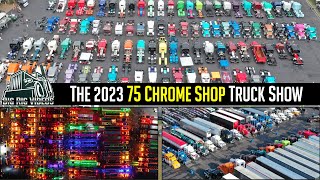 75 Chrome Shop Truck Show  2023 [upl. by Turk]