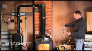 Devil Watt 45 watt Wood Burning Stove Thermoelectric Generator [upl. by Healy]