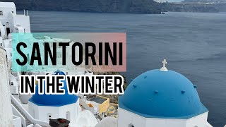 Santorini in Winter  Oia  Greece [upl. by Suoiluj]