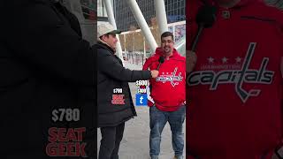 Asking strangers where they got their tickets rangers nhl icehockey concerts streetinterview [upl. by Ahsinert]