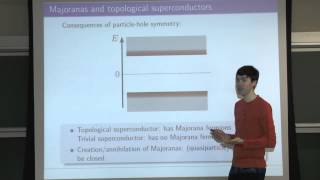 Quantum Transport Lecture 20 Majorana fermions [upl. by Ataymik]