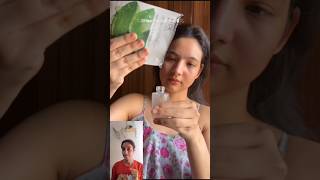 omg 😱😳 face serum banye face mask sheets se hack ❤️😲youtubeshorts [upl. by Ivets122]