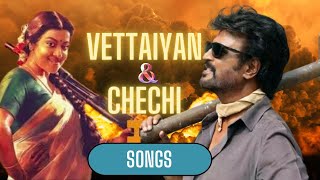 Vettaiyan amp Chechi Music Video  Rajinikanth  Manju Warrier  Anirudh  Marshall  Shruti  Jaffer [upl. by Inah]