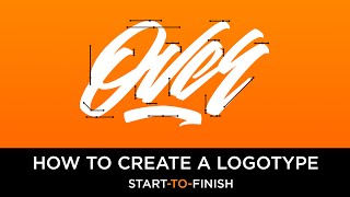 How To Create A Logotype StartToFinish [upl. by Ynner]