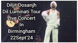 Diljit Dosanjh live concert in birmingham on 22sept’24 diljitdosanjh diljit concert liveshow [upl. by Nylekoorb585]