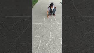 Outdoor Fun Drawing and Playing Hopscotch 🌞👟 [upl. by Ara]