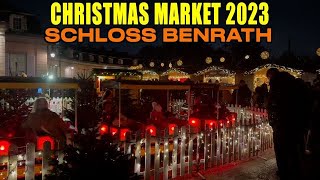 SCHLOSS BENRATH CHRISTMAS MARKET IN DÜSSELDORF GERMANY 2023   4K [upl. by Ybrek123]