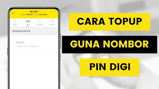 Cara Tambah Nilai Kredit Prepaid Digi Guna Nombor PIN l Top Up Dial 123 Atau Reload Di MyDigi App [upl. by Aiket]