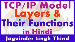 ✅ TCPIP layers and their Functions in Hindi [upl. by Funch]