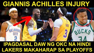 Lakers KRYPTONITE ng OKC Delikado sa Playoffs  Giannis ACHILLES Injury [upl. by Yantruoc]