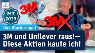 3M und Unilever raus Diese 2 Aktien kaufe ich [upl. by Japeth]