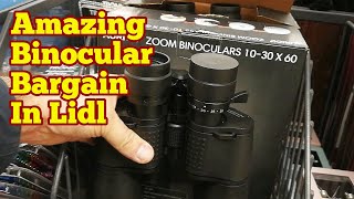 Amazing Binocular Bargain In Lidl Auriol Zoom Binoculars 10X3060 [upl. by Yniffit]