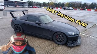 300hp Spoon S2000 WET Laps  Serres Circuit 💦 [upl. by Grani199]